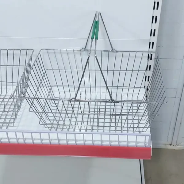 Supermarket Shopping Basket Stainless Steel