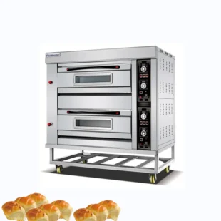 Gas Bread Baking Oven 2-Deck 4-Tray
