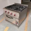 4 Burner Gas Cooker Range with Oven