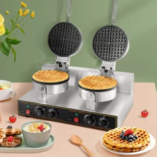 Commercial Double Waffle Maker Machine