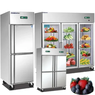 Commercial Vertical Stainless Steel Refrigerator