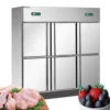 Kitchen Freezer Stainless Steel Upright Refrigerator