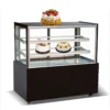 6ft Square Glass Cake Refrigerated Showcase