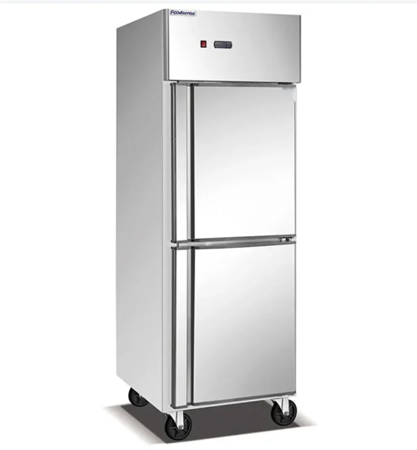 commercial vertical stainless steel fridge