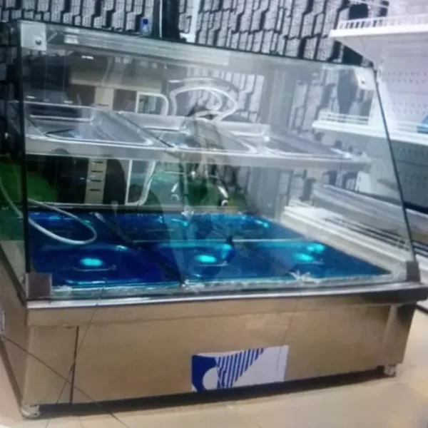 Electric Food Display Warmer 3 plate up and 6 plate down