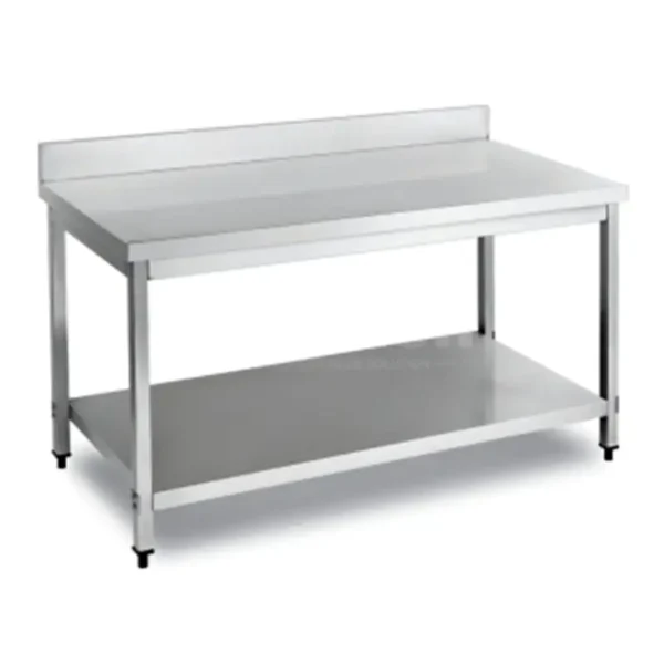 800mm Double Shelves Square Tube Working Bench With Splashback copy